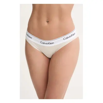 Kalhotky Calvin Klein Underwear béžová barva, 0000F3787E