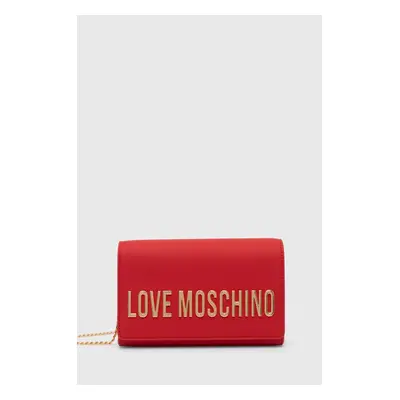 Kabelka Love Moschino červená barva, JC4103PP1LKD0000