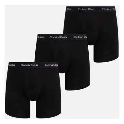 Boxerky Calvin Klein Underwear 3-pack pánské, černá barva, 000NB1770A