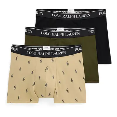 Boxerky Polo Ralph Lauren 3-pack pánské, zelená barva, 714830299