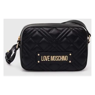 Kabelka Love Moschino černá barva, JC4150PP1LLA0000