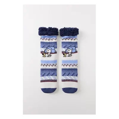 Ponožky women'secret HOME SOCKS dámské, fialová barva, 3618724