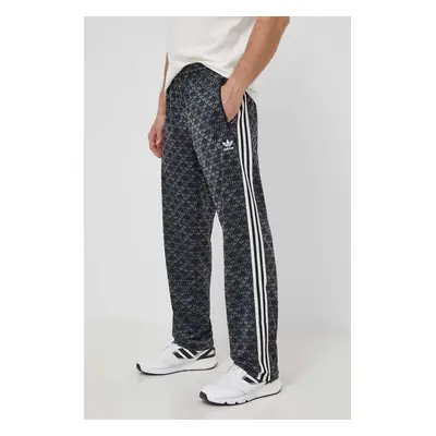 Tepláky adidas Originals černá barva, vzorované, IS0220