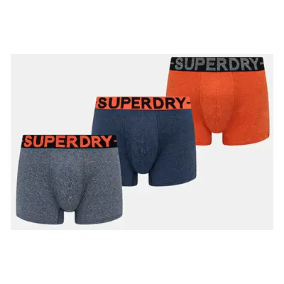 Boxerky Superdry pánské, tmavomodrá barva, M3110452A-1MY