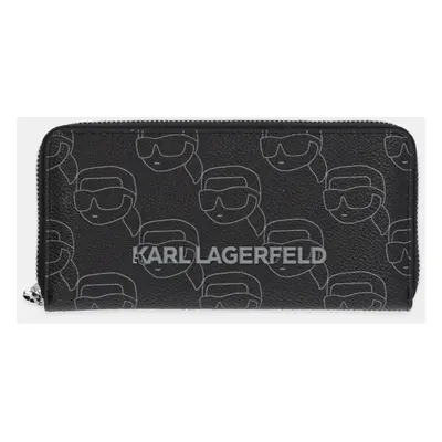 Peněženka Karl Lagerfeld černá barva, A1W32044