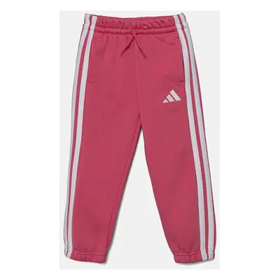 Dětské tepláky adidas růžová barva, s aplikací, JE1402