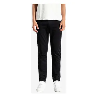 Kalhoty Norse Projects Aros Slim Light Stretch N25-0367 9999 pánské, černá barva, přiléhavé