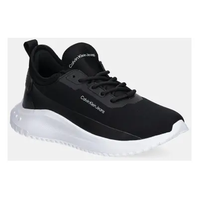 Sneakers boty Calvin Klein Jeans EVA RUNNER LOW INST HB černá barva, YM0YM01170