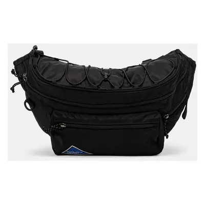 Ledvinka thisisneverthat Washed Nylon Lumbar Pack černá barva, TN243WBASB02