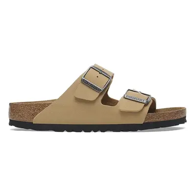 Nubukové pantofle Birkenstock Arizona Birkibuc béžová barva, 1029151