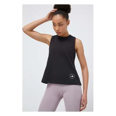 Top adidas by Stella McCartney dámský, černá barva, IB6857