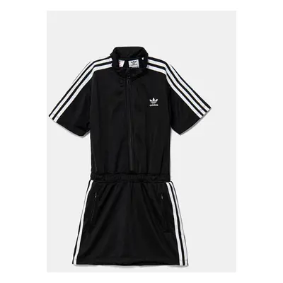 Dívčí šaty adidas Originals černá barva, mini, JD3535