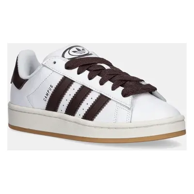 Kožené sneakers boty adidas Originals Campus 00s bílá barva, JQ7767