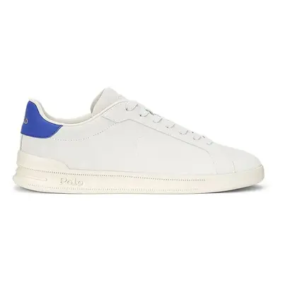 Kožené sneakers boty Polo Ralph Lauren Hrt Crt Ii bílá barva, 809955691001