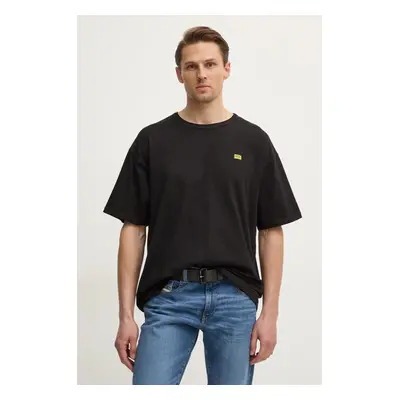 Bavlněné tričko Diesel T-BOXT-R30 T-SHIRT černá barva, A16400.0QIAM