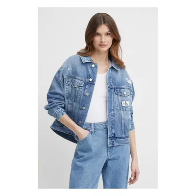 Džínová bunda Calvin Klein Jeans dámská, přechodná, J20J222787