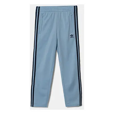 Dětské tepláky adidas Originals modrá barva, s aplikací, JD1633