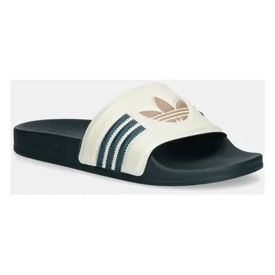 Pantofle adidas Originals Adilette pánské, béžová barva, JH7764