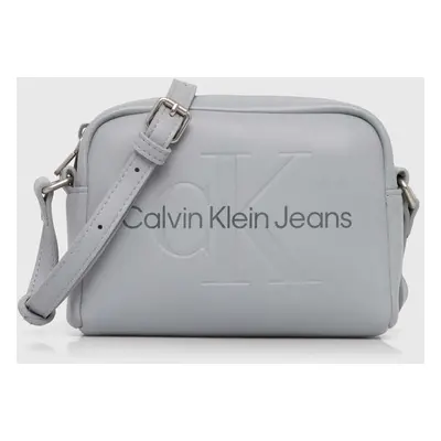 Kabelka Calvin Klein Jeans šedá barva, K60K612220