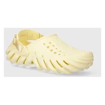 Pantofle Crocs X - (Echo) Clog žlutá barva, 207937