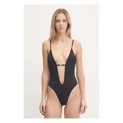 Jednodílné plavky Diesel DAISY-DNM SWIMSUIT černá barva, měkký košík, A17481.0AFBC