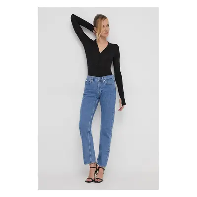 Džíny Calvin Klein Jeans dámské, high waist, J20J222439