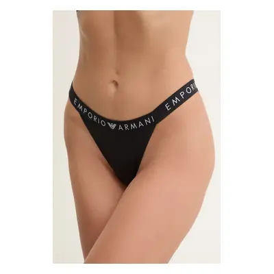 Kalhotky brazilky Emporio Armani Underwear černá barva, 164867 4F227