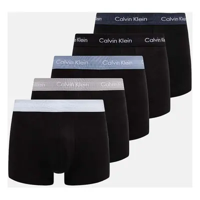 Boxerky Calvin Klein Underwear 5-pack pánské, černá barva, 000NB2734A