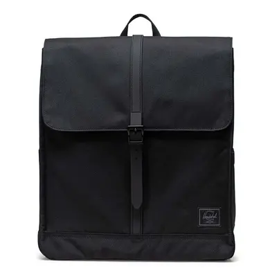 Batoh Herschel City Backpack černá barva, velký, hladký