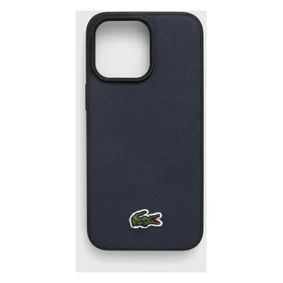 Obal na telefon Lacoste iPhone 15 Pro Max 6.7" tmavomodrá barva