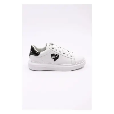 Kožené sneakers boty Karl Lagerfeld KAPRI MENS bílá barva, KL52515V