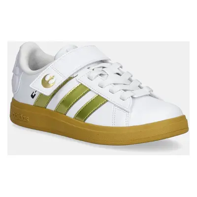 Dětské sneakers boty adidas DROIDS Grand Court 2.0 bílá barva, IH1135