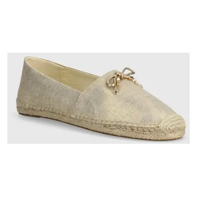 Espadrilky MICHAEL Michael Kors Nori zlatá barva, 40R4NRFP1D