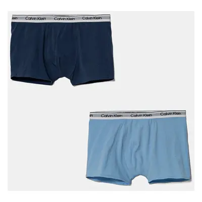 Dětské boxerky Calvin Klein Underwear 2-pack tmavomodrá barva, B70B700506