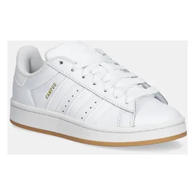 Dětské kožené sneakers boty adidas Originals CAMPUS 00s bílá barva, JR5760