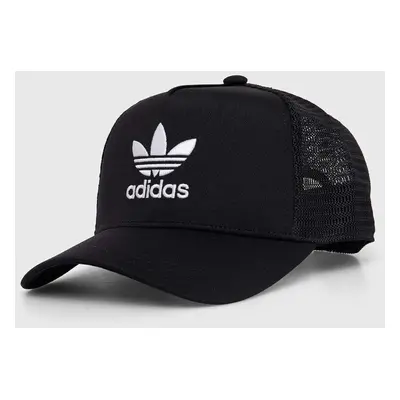 Kšiltovka adidas Originals šedá barva, s aplikací, IC0023