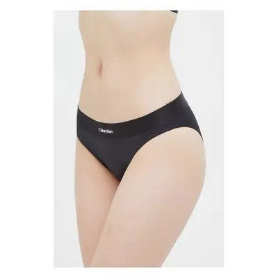 Plavkové kalhotky Calvin Klein černá barva, KW0KW02288