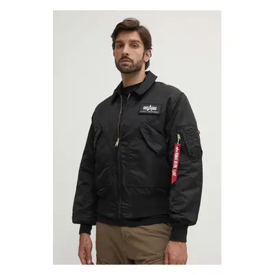 Bunda Alpha Industries CWU 45 pánská, černá barva, zimní, 100102.03