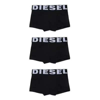 Dětské boxerky Diesel UMBX-UPARRYTHREEPACK-DSL UND SHORT 3-pack černá barva, J01911