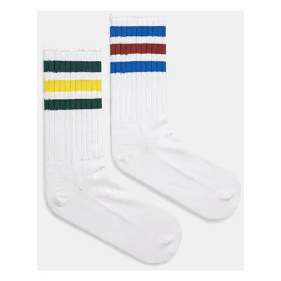 Ponožky adidas Originals 2-pack bílá barva, JC8622