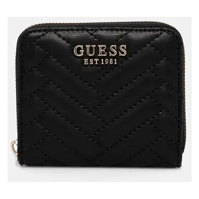 Peněženka Guess ANNING černá barva, SWQG95 08137