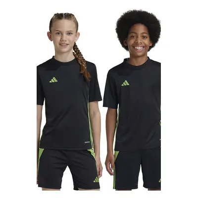 Dětské tričko adidas Performance TABELA 23SY černá barva, s aplikací, JJ1155