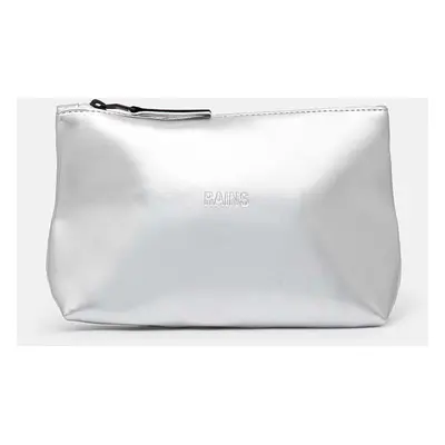 Kosmetická taška Rains Cosmetic Bag W3 stříbrná barva, 15600-51