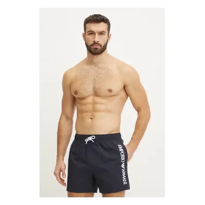 Plavkové šortky Emporio Armani Underwear tmavomodrá barva, EM000583 AF12330