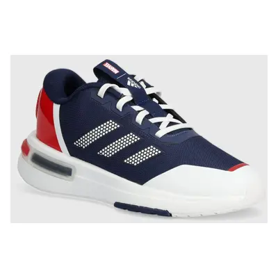 Dětské sneakers boty adidas MARVEL CAP Racer K tmavomodrá barva