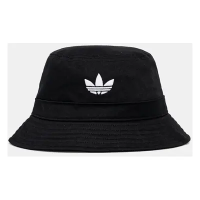 Bavlněný klobouk adidas Originals Adicolor černá barva, JC6041