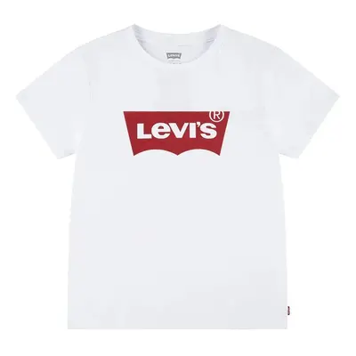 Dětské tričko Levi's bílá barva