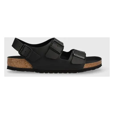 Sandály Birkenstock Milano pánské, černá barva, 1024997