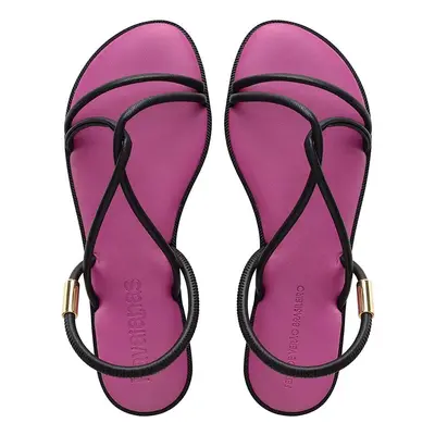 Sandály Havaianas UNA MANGA dámské, fialová barva, 4149609.5143