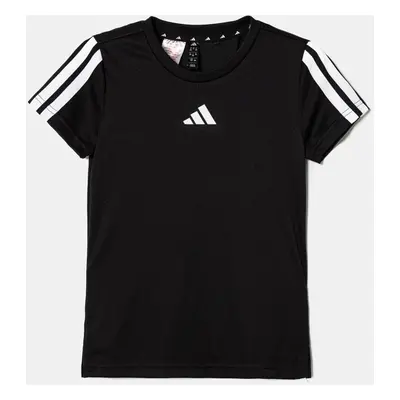 Dětské tričko adidas černá barva, JJ5031